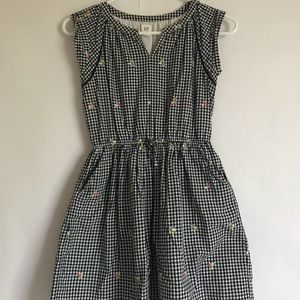 Gap Gingham Dress with Floral details